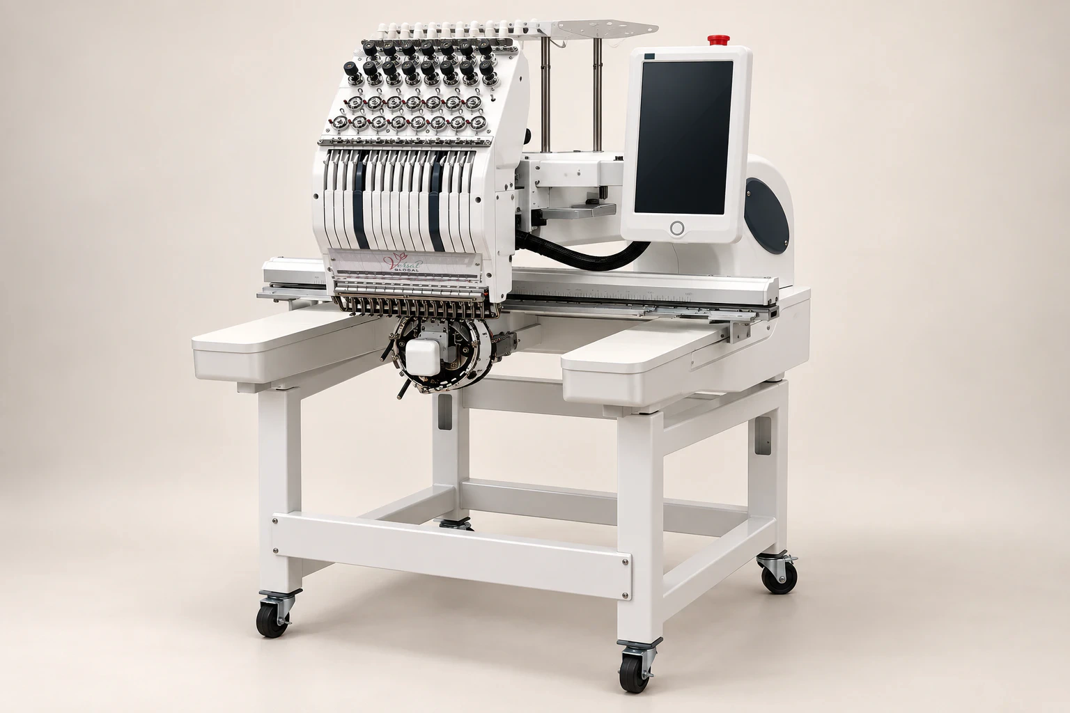 Máquina de bordado industrial Versat Global de 1 cabeça
